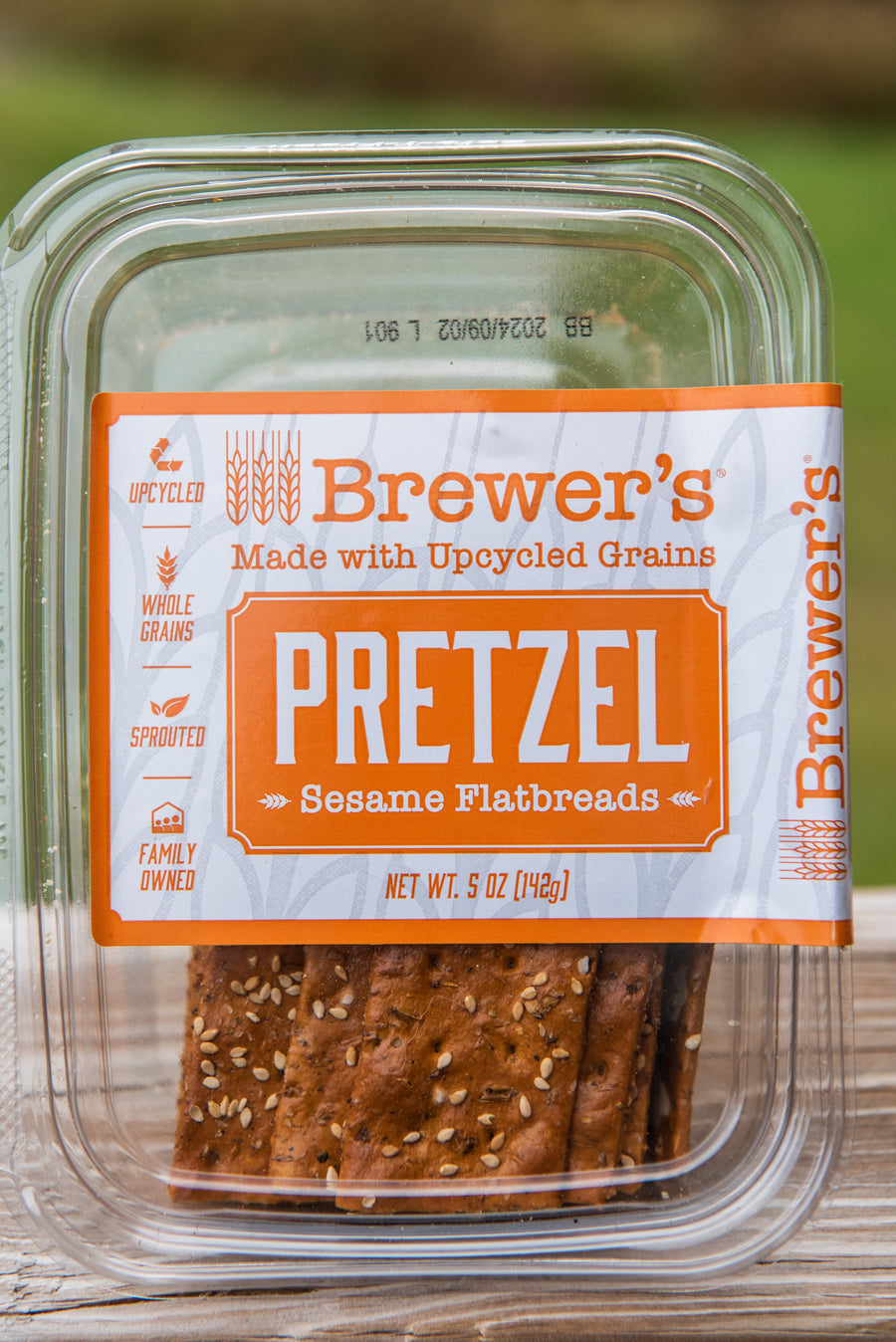 Brewer's Pretzel Flatbreads made with Upcycled Grains