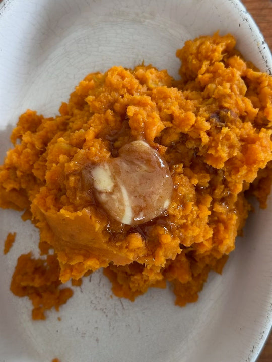 PLOUGHGATE RECIPE: MASHED SWEET POTATOES