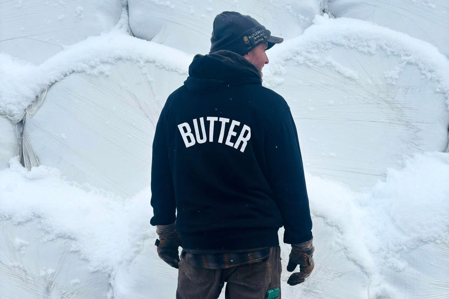 Ploughgate Butter Hooded Sweatshirt