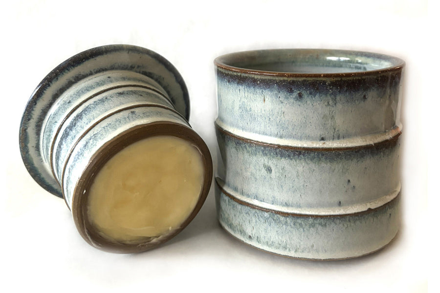 Acid Wash Stoneware Butter Crock + 8oz Butter