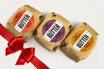 Three packages of Ploughgate Cultured Butter